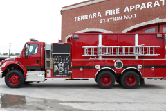 Exterior ladder racks