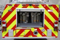 We custom design the ladder tunnel to your needs. When you need to throw ground ladders, you’ll need plenty of them. The full length torque box provides storage for up to 200’ of ground ladders in a single compartment. We custom design the ladder tunnel to your needs. When you need to throw ground ladders, you’ll need plenty of them. The full length torque box provides storage for up to 200’ of ground ladders in a single compartment.