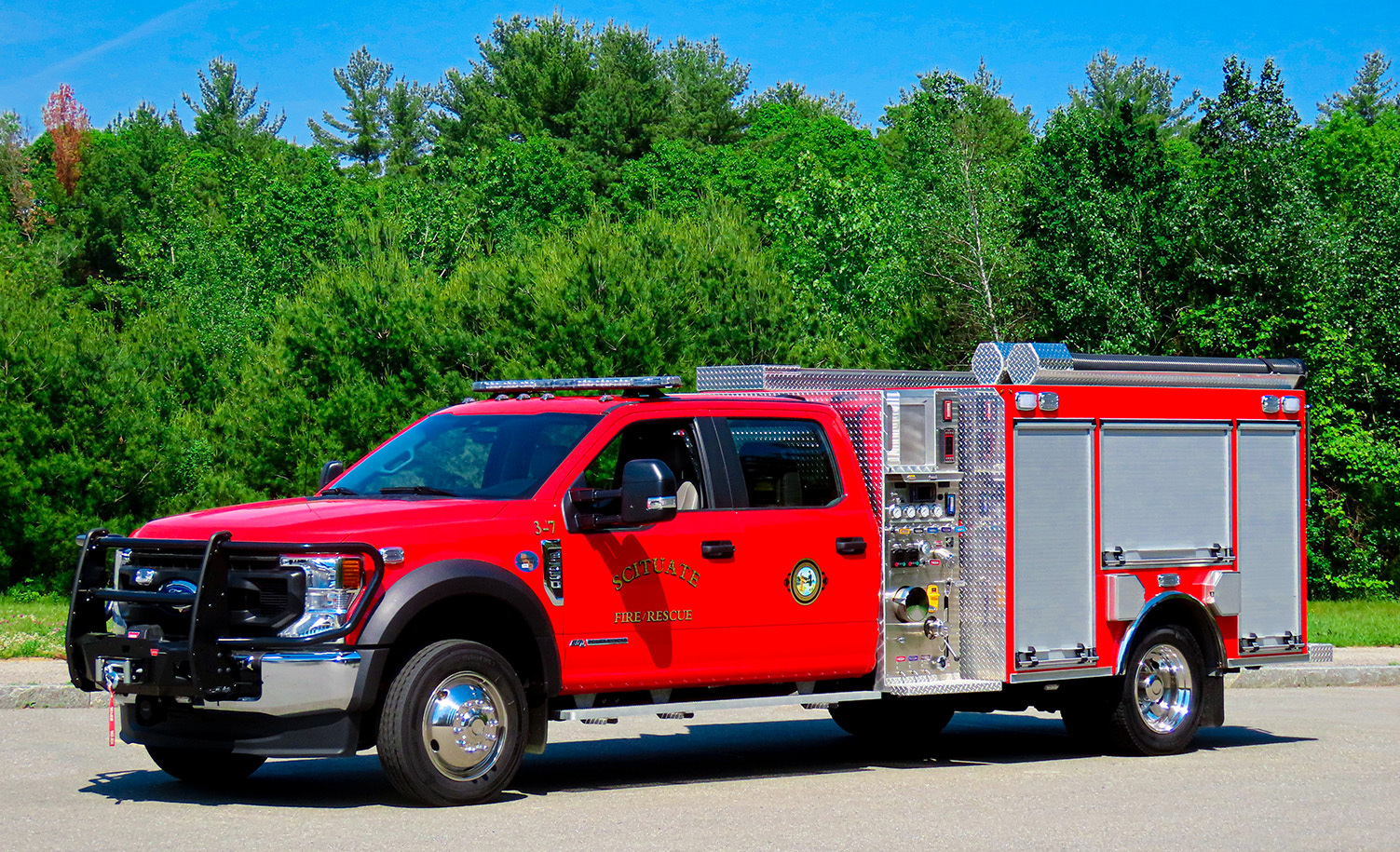 Scituate Fire Rescue Fouts FOUR First Out Utility Rescue Fire Truck Bulldog Fire Apparatus