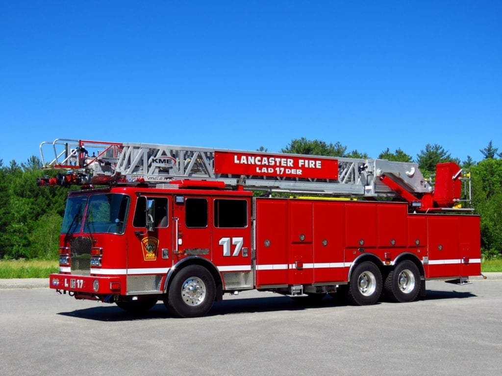 KME Severe Service XMFD 109' TA Aerial Ladder to Lancaster Fire