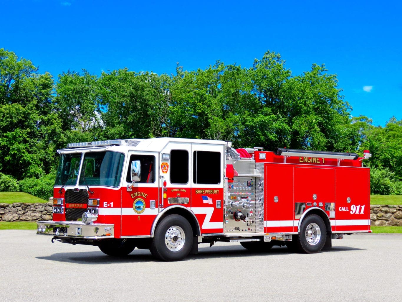 New KME Predator XMFD 100 quot Pumper Fire Truck Delivered to Shrewsbury New KME Predator XMFD 100 quot Pumper Fire Truck Delivered to Shrewsbury