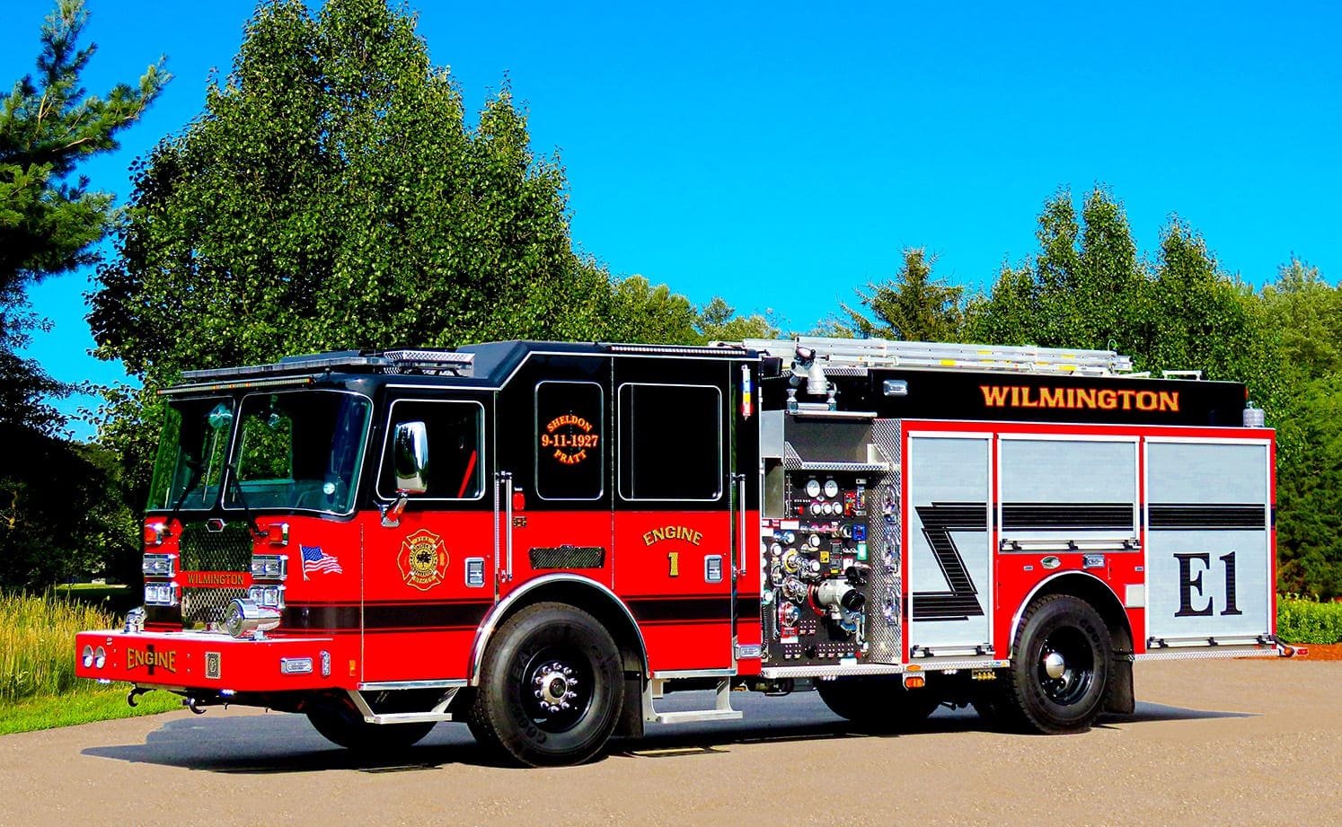 New KME 100" Severe Service Predator LFD Fire Truck Delivered to