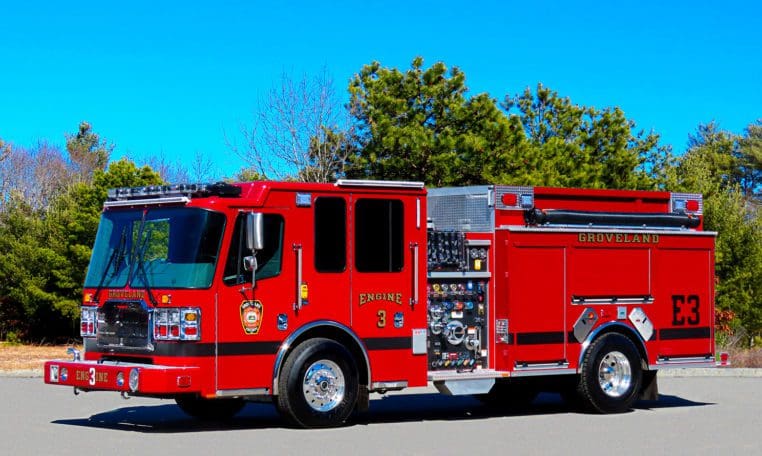 Groveland MA Ferrara Cinder Fire Truck