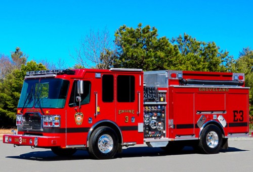 Groveland MA Ferrara Cinder Fire Truck