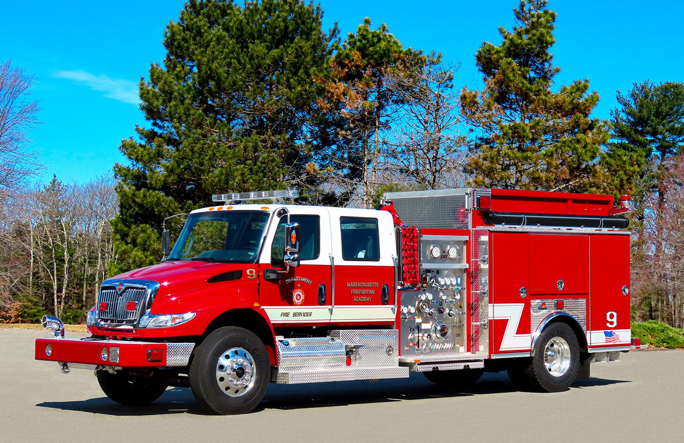 Massachusetts Fire Academy Ferrara Commercial Cab