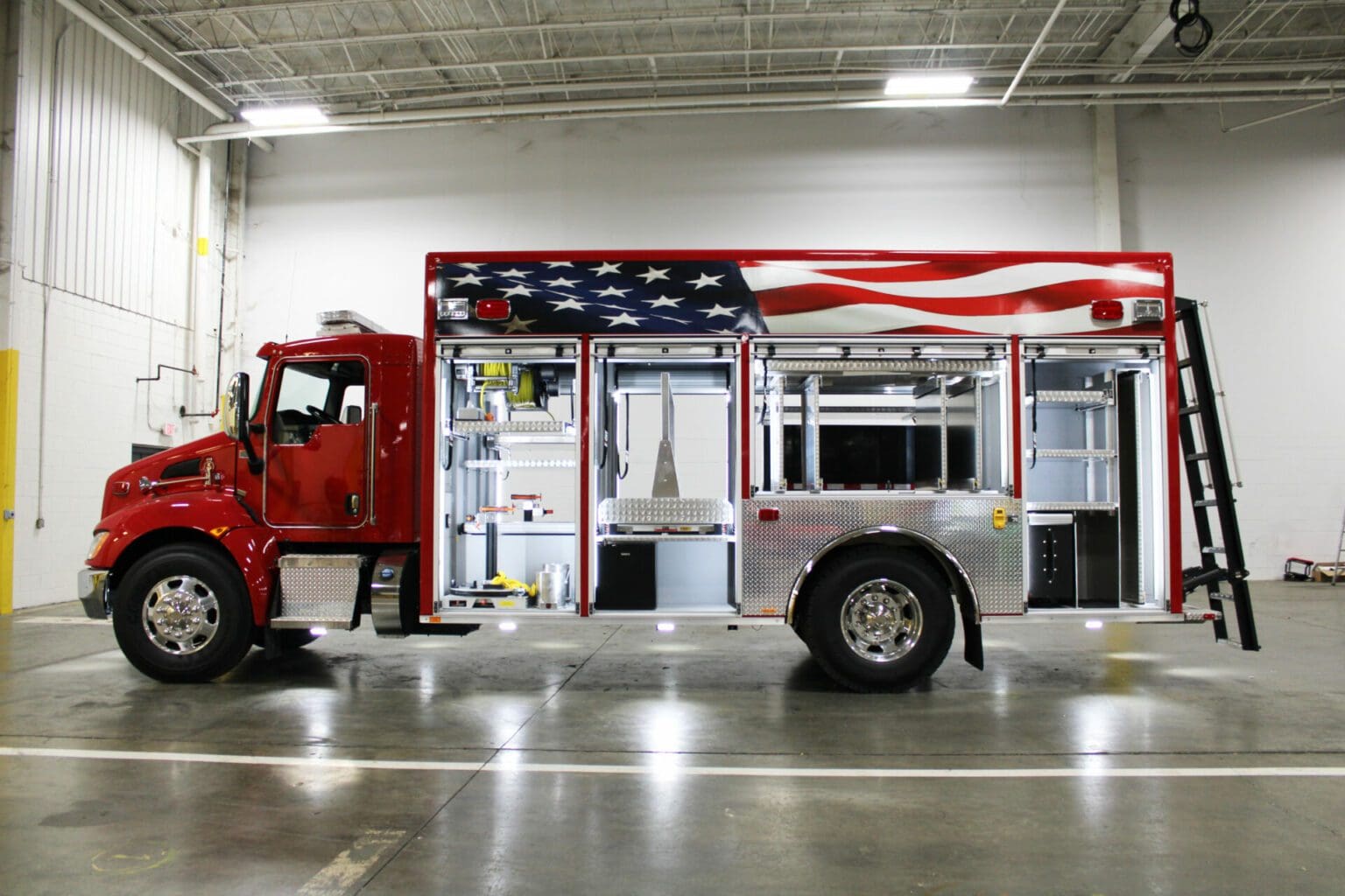 Fouts Bros. Medium Duty 19’ Walk-Around Rescue Fire Truck