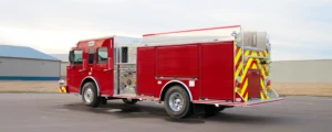 Ferrara F-180 Pumper Rear Driver Side View