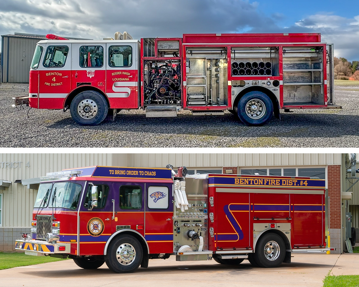 Benton Fire Department Refurb Before and After